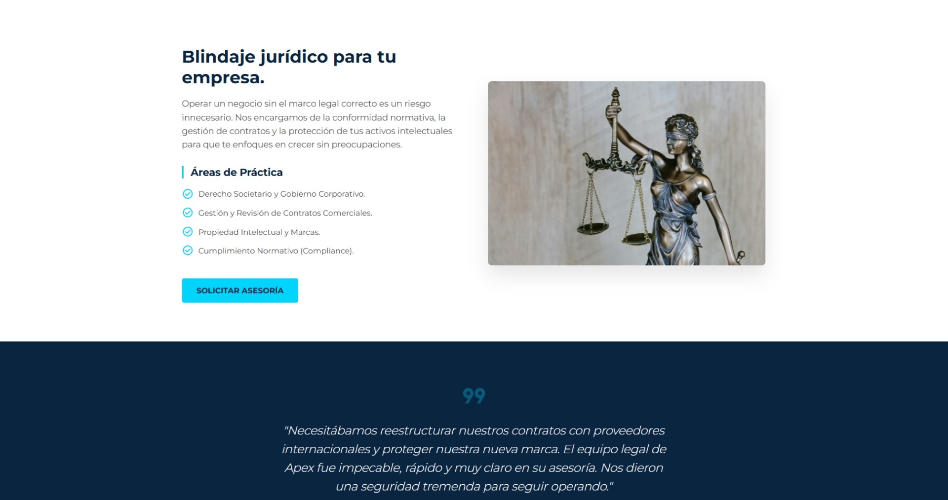 Detalle y Testimonios